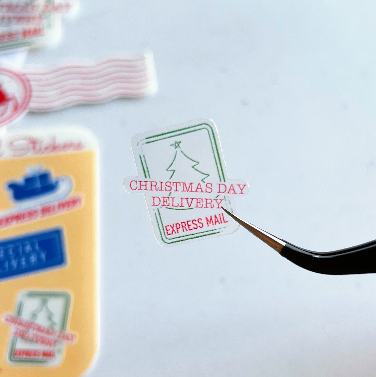 Christmas Postal Mail sticker sheets