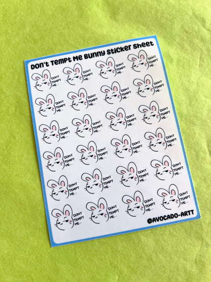 Bunny Sticker Sheet