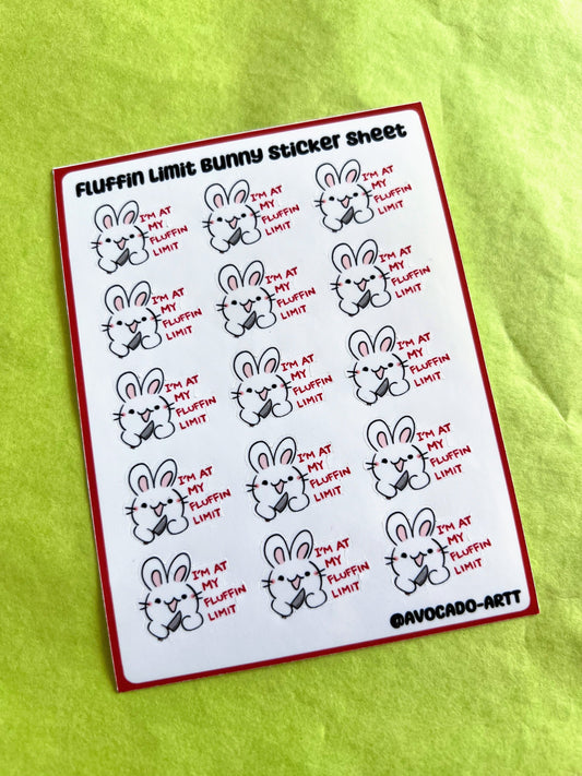 Bunny Sticker Sheet